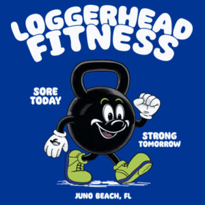 LOGGERHEAD FITNESS - TINY TITAN - WOMEN'S FITTED T-SHIRT - $A8J9K7$ Design
