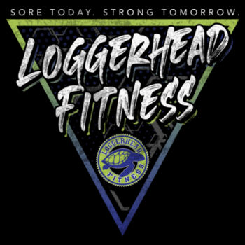 LOGGERHEAD FITNESS - TRIANGLE - WOMEN'S CROPPED T-SHIRT - $G2T15X$ Design