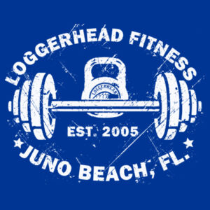 LOGGERHEAD FITNESS - VINTAGE - WOMEN'S FITTED T-SHIRT - $5E8CAM$ Design