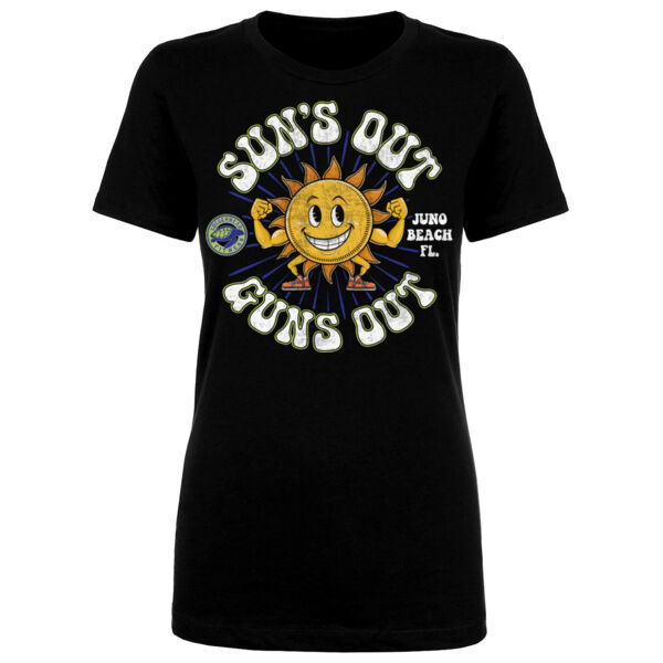 LOGGERHEAD FITNESS - SUN'S OUT GUNS OUT - WOMEN'S FITTED T-SHIRT - N14ZEX Thumbnail