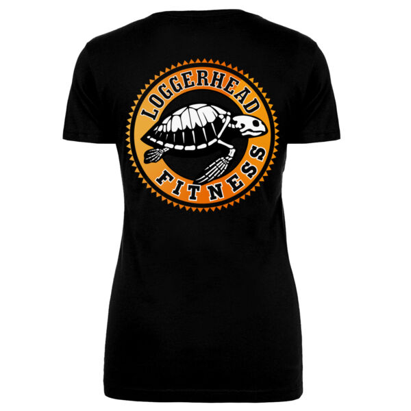 SKELETON TURTLE LOGO - WOMEN'S FITTED T-SHIRT - $HXL37T$ Thumbnail