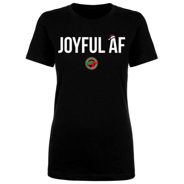 JOYFUL AF - WOMEN'S FITTED T-SHIRT - $MU9WT2$ Thumbnail