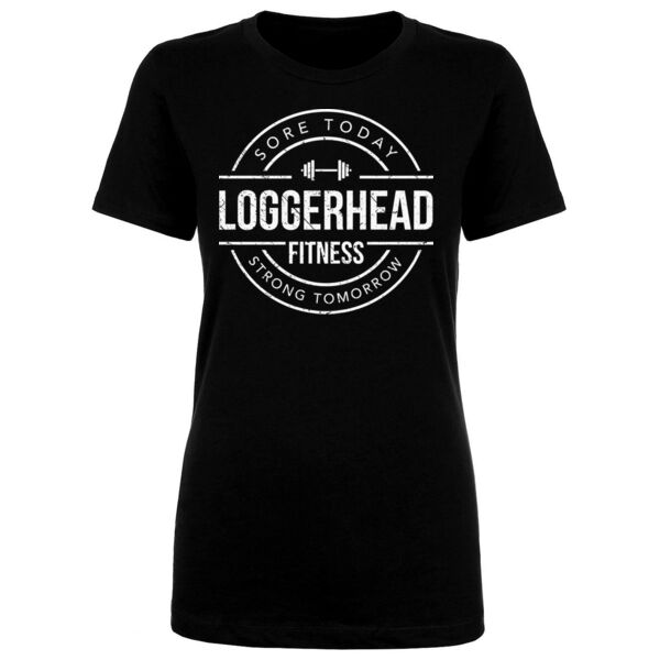 LOGGERHEAD FITNESS - BADGE - WOMEN'S FITTED T-SHIRT - $1J5XHS$ Thumbnail
