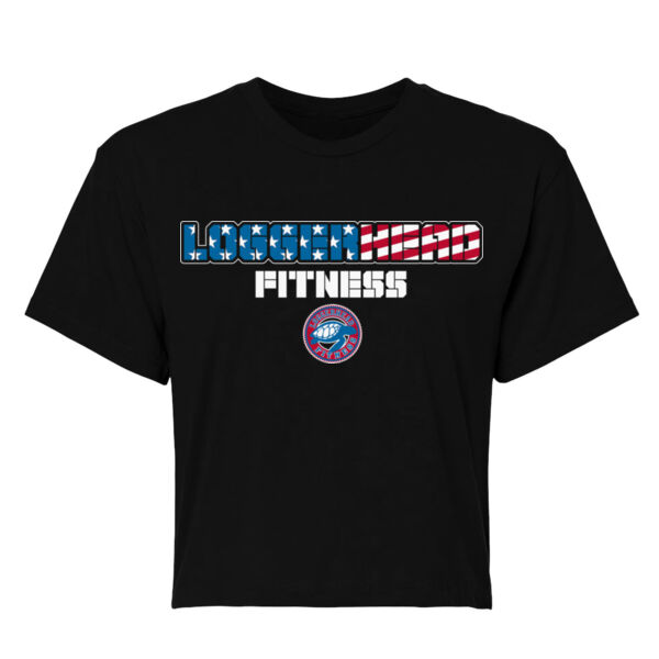 LOGGERHEAD FITNESS - PATRIOT - WOMEN'S CROPPED T-SHIRT - $1PBHZN$ Thumbnail