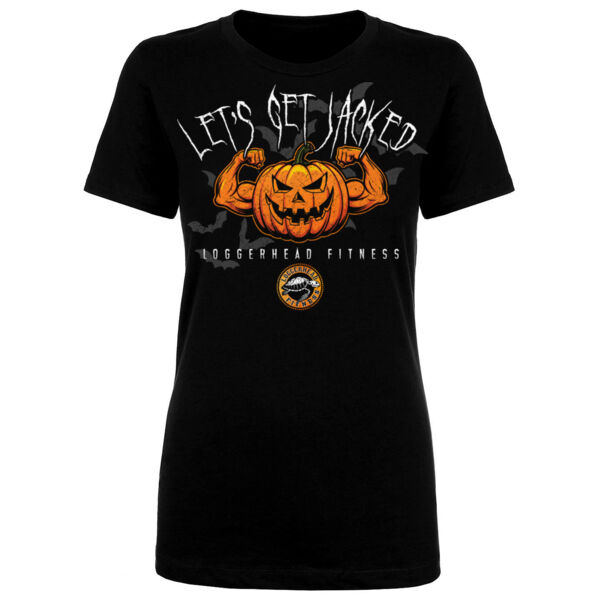 LET'S GET JACKED - WOMEN'S FITTED T-SHIRT - $EF95HG$ Thumbnail